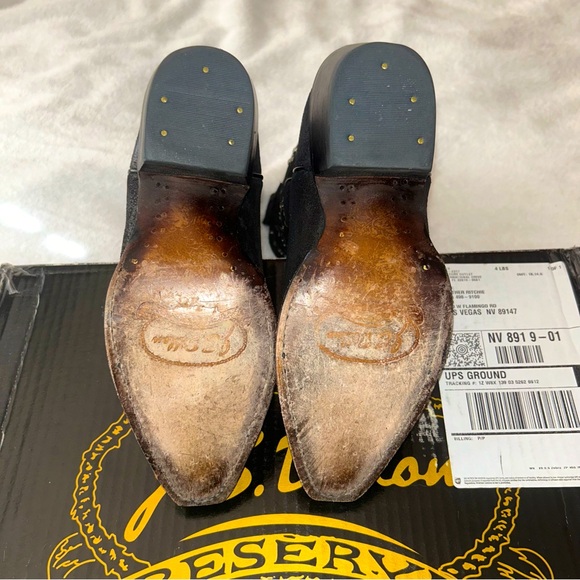 Women’s western black boots, JB Dillon,  Size 7.5 - Picture 10 of 11